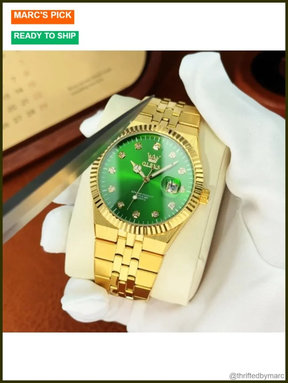 Men's Stainless Steel Watch, Analog Quartz, Luminous Waterproof Dress Watch
